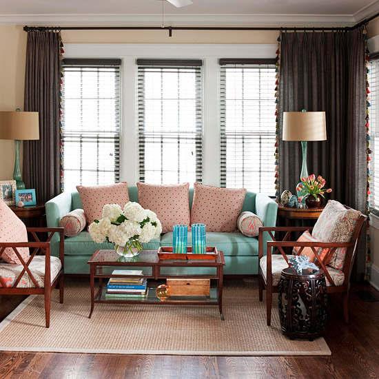 New Home Interior Design: Add Color to Your Living Room