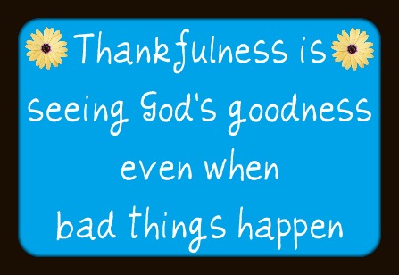 Alisha in Progress: Thankfulness