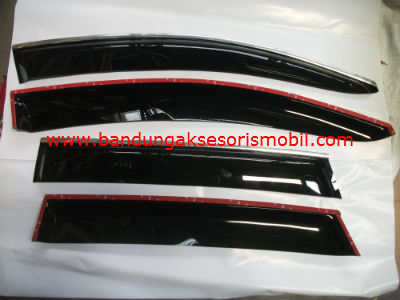 Talang Air All New CRV 2 (2013) Mugen Hitam 3M Depan Belakang Talang Air All New CRV 2 (2013) Mugen Hitam 3M Depan Belakang