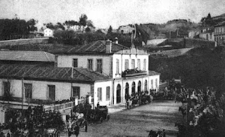 Edificio de la primera estación de tren,Vigo