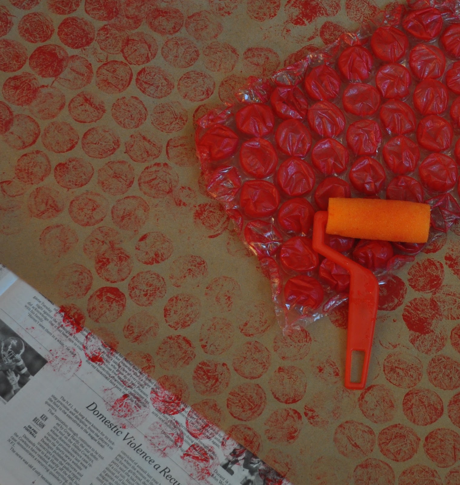 Art with Kids Bubble Wrap / Gift Wrap