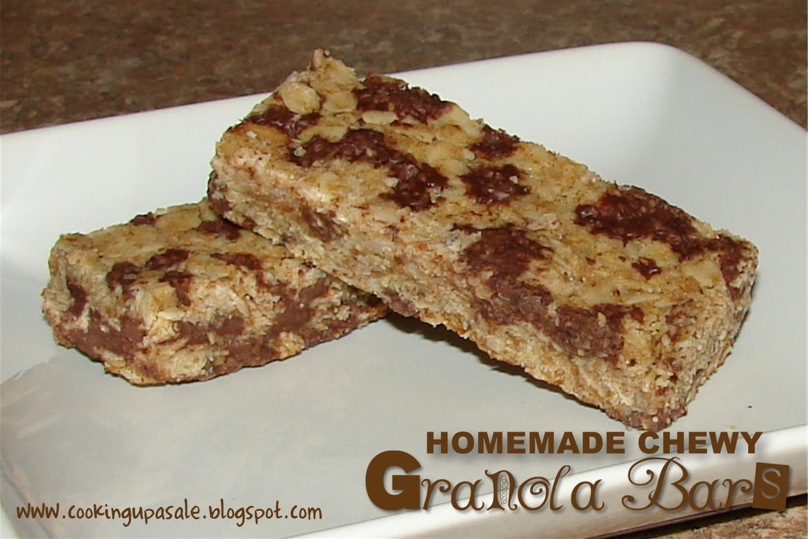 Cooking Up a Sale Homemade Chewy Granola Bars