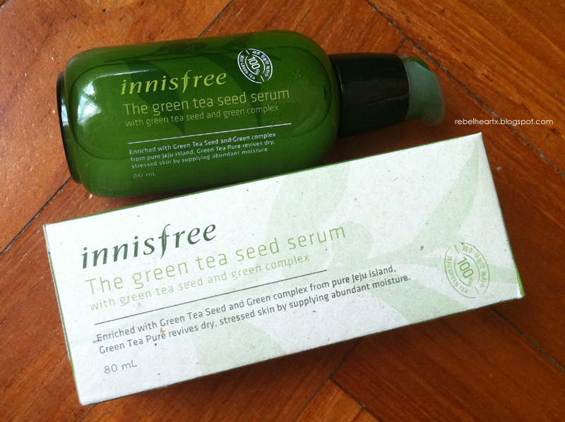 Rebelheartx Review Innisfree The Green Tea Seed Serum