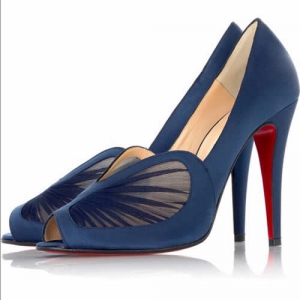 chaussure bleu femme mariage