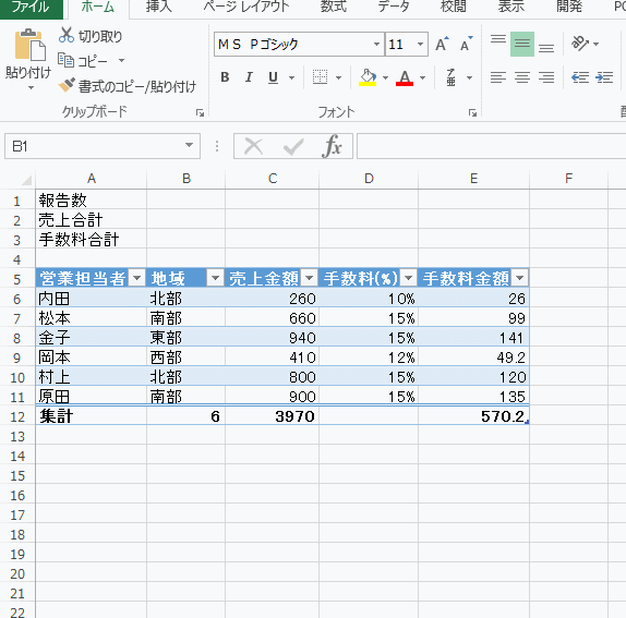 [Excel] テーブルのすすめ 構造化参照 Road to Cloud Office