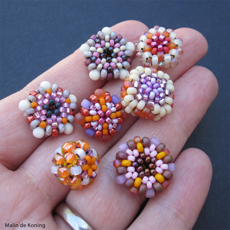 Beading by Malin de Koning New in shop groups of beaded beads