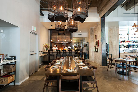 My Home As Art Cia Santa Monica S Newest Asian Fusion Dining Montalba Architects Is Credited With Designing The Interior Of Restaurant Here S A K Inside