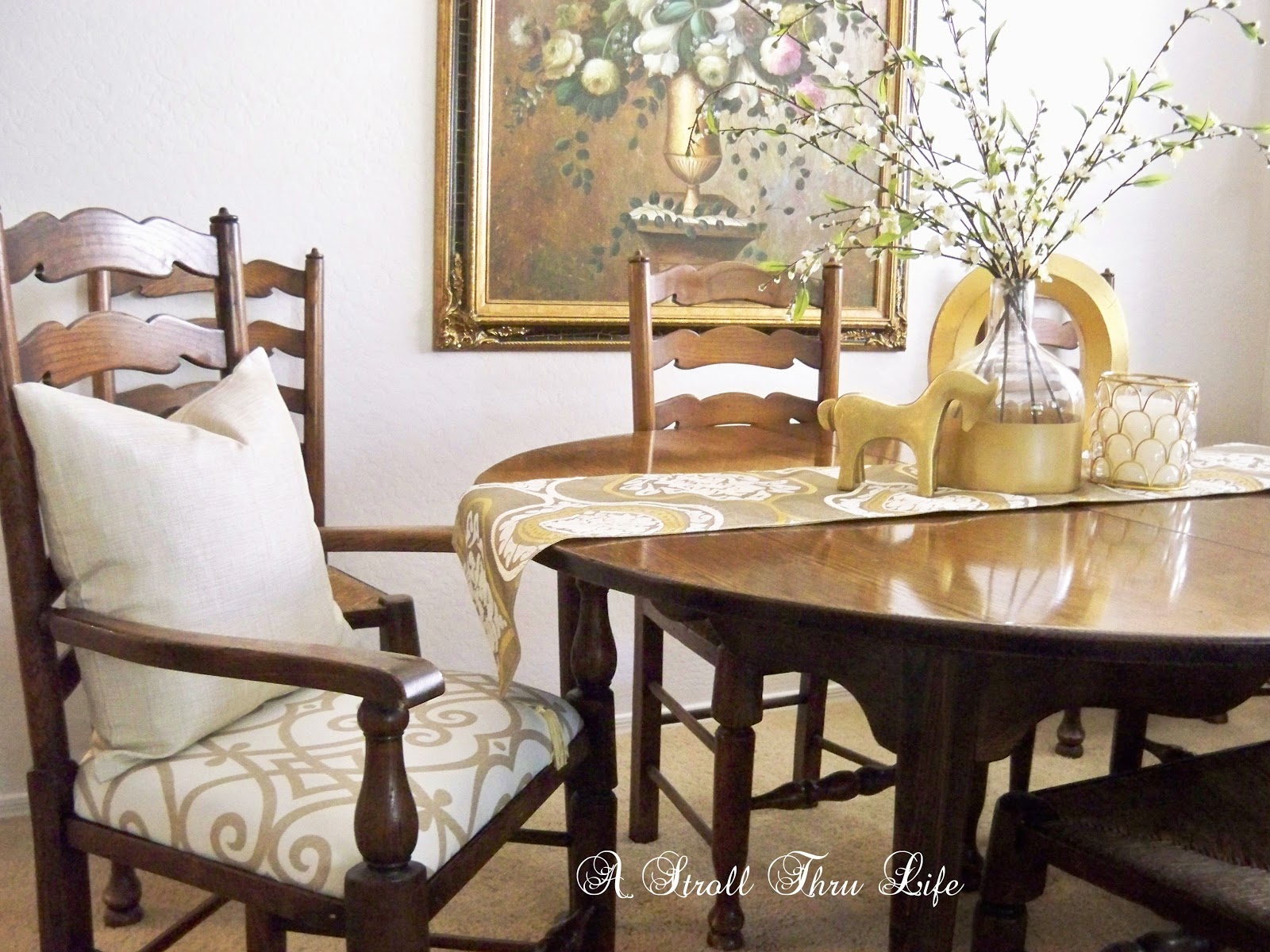 A Stroll Thru Life Replacing Rush Seats Upholstery Tutorial Step