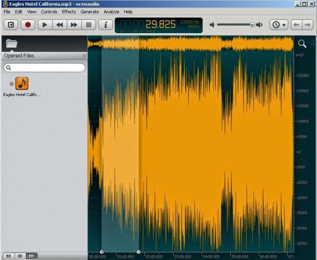 Manual del editor Ocenaudio Manual del editor Ocenaudio