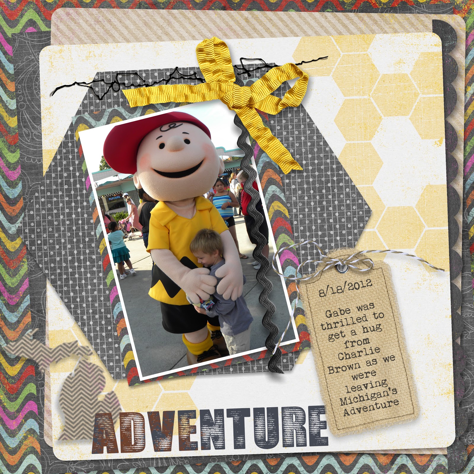 28 Peppermint Grove Monday Moments Scrapbook Edition & digiscrap tip