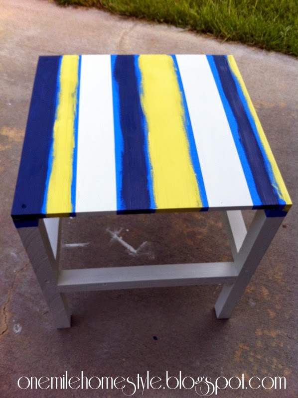 Outdoor Side Table Details