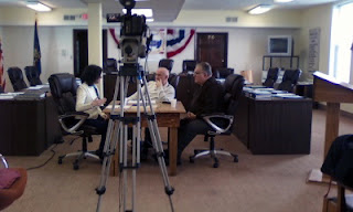 IE Castellano from behind the camera Talking with Jeff and Jerry