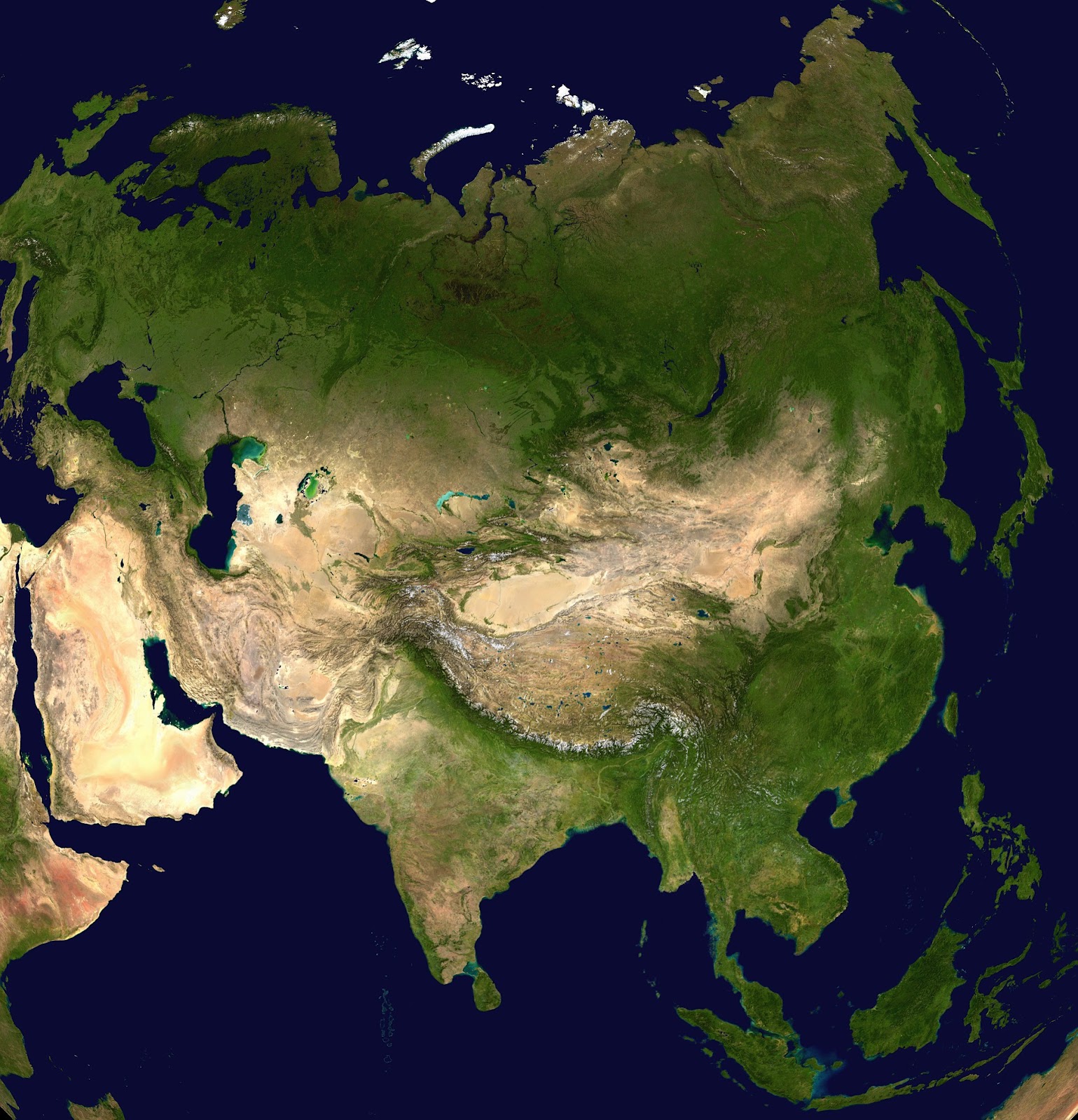 satellite map