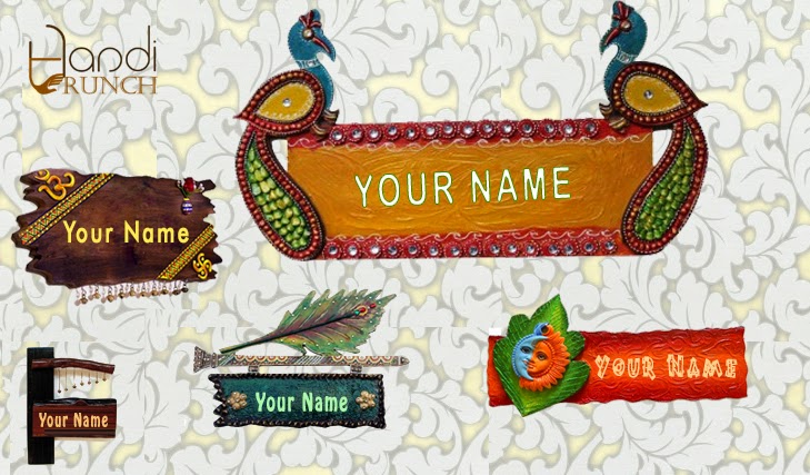 Different Type of Wooden Door Name Plates for Door Decorations ... Different Type of Wooden Door Name Plates for Door Decorations ...