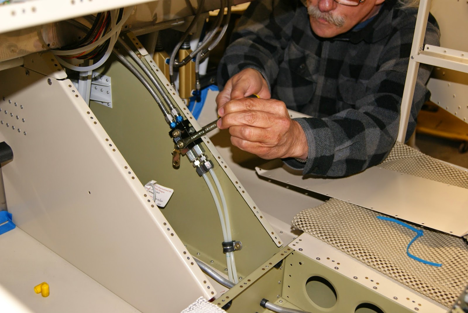 DOG Aviation John's RV12 Blog Instillation Of Matco Parking Brake