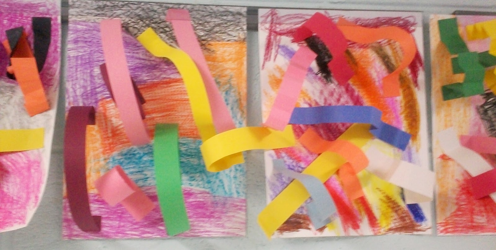 Art With Mr. E Paper Sculpture/ Texture Focus Kindergarten