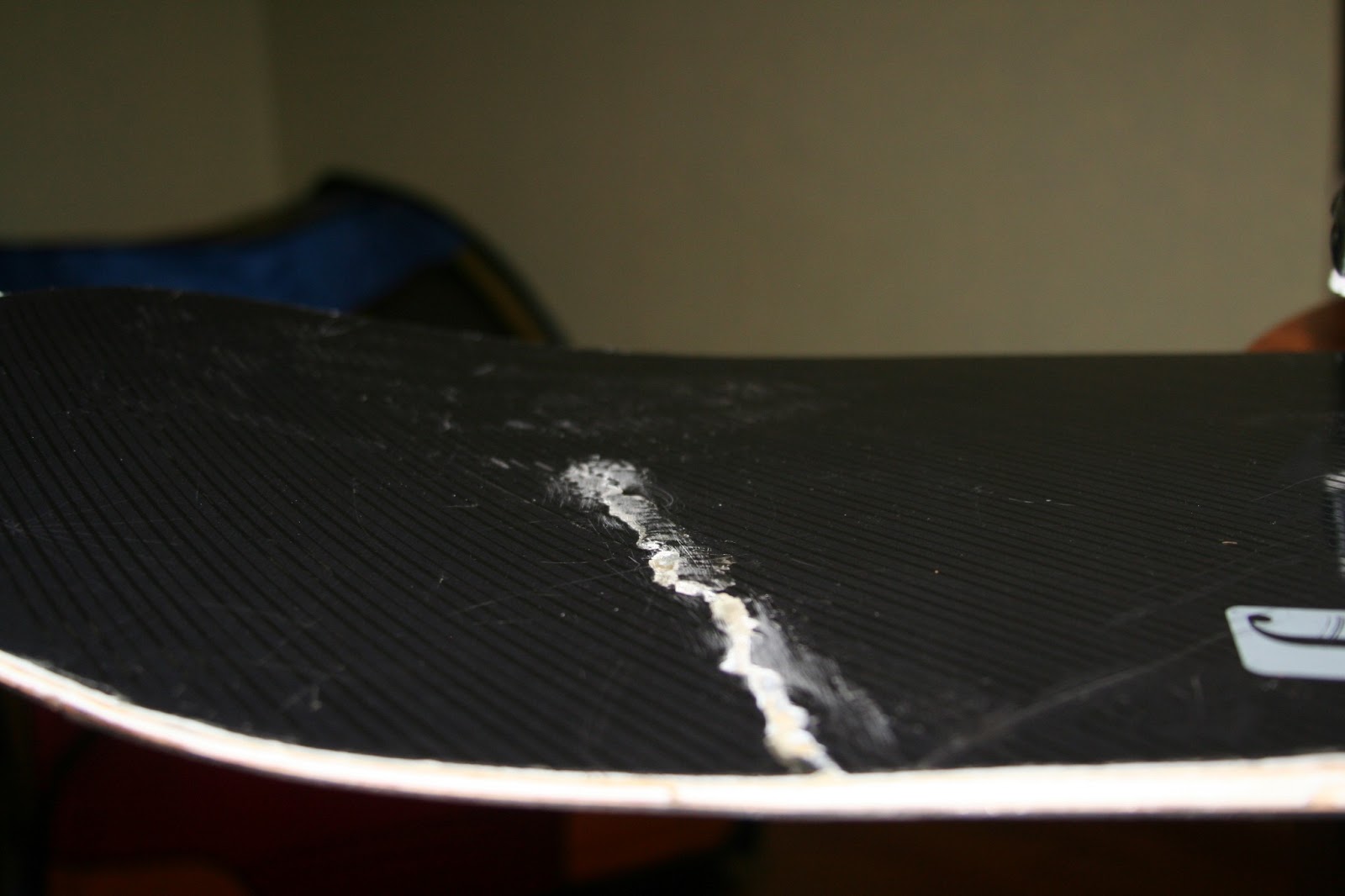Cracked snowboard fix