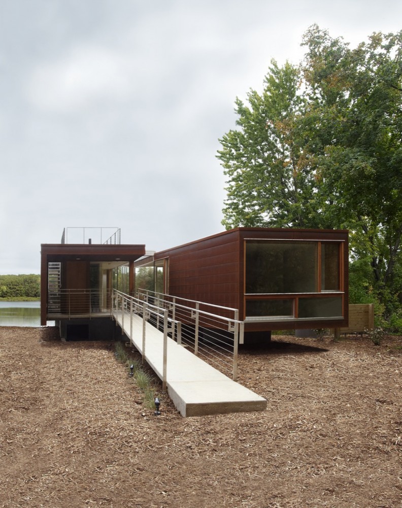 Kullman Frame System modular house, Michigan Modern Prefab Modular