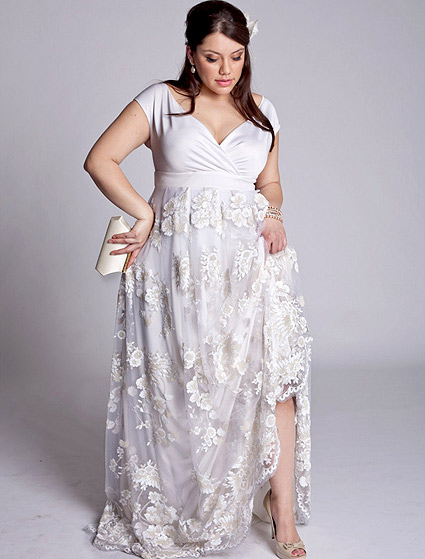 wedding dress styles that hide belly fat