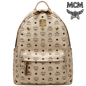 mcm backpack beige medium