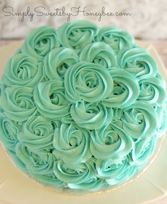 Rose Swirl Cake Video Tutorial Simplysweetsbyhoneybee Com