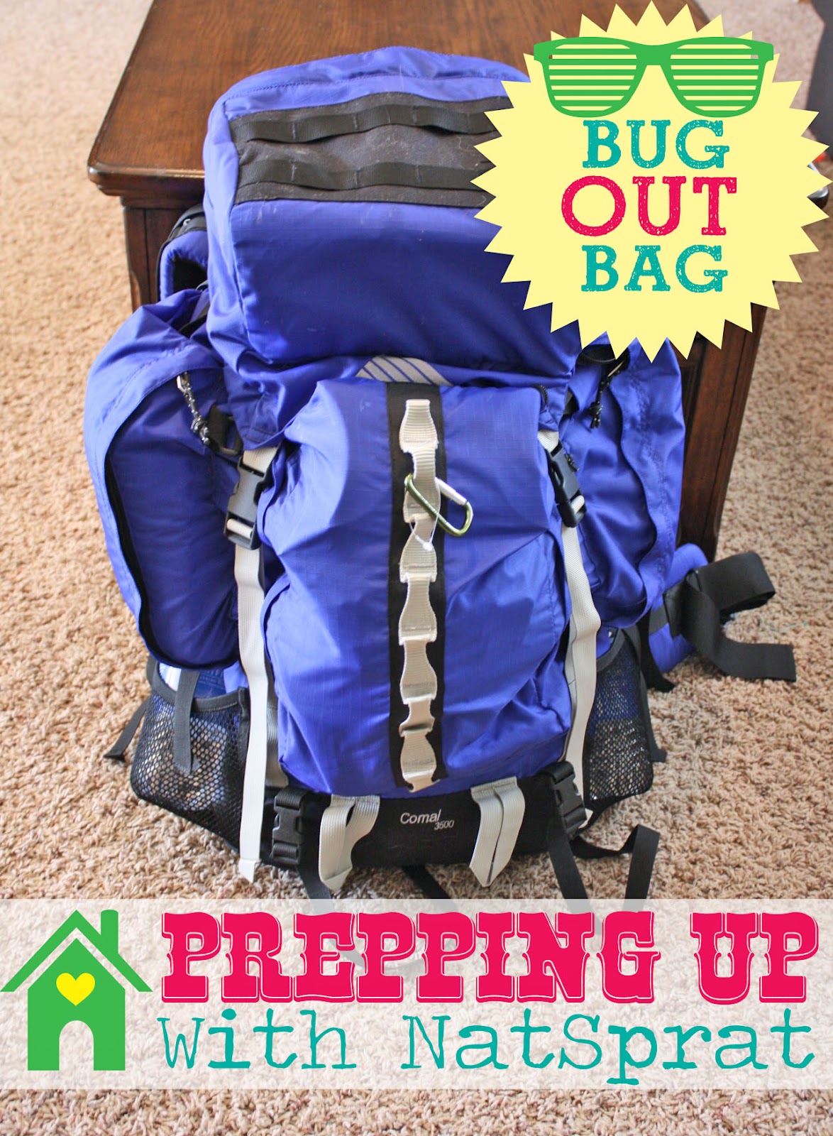 Prepping With NatSprat: 72 hour kit {Bug Out Bag} Prepping With NatSprat: 72 hour kit {Bug Out Bag}
