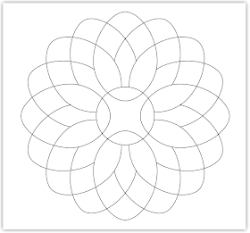 Imaginesque: Mosaic Flower Pattern