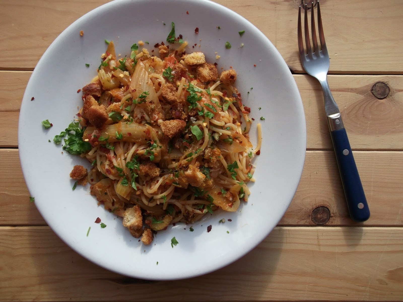 chip butties and noodle soup crab and fennel pasta with chilli