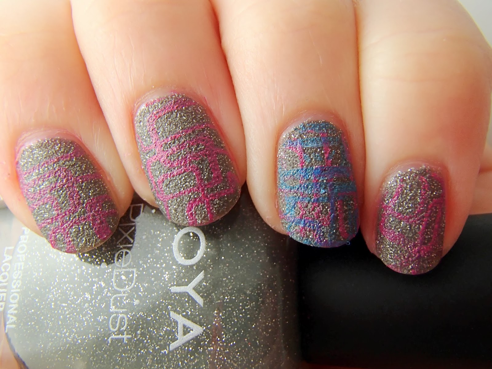 Texture Polish plus stamps