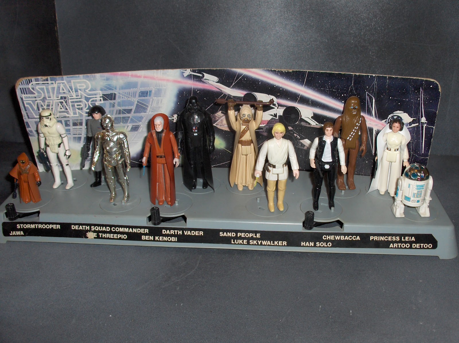 Star Wars Vintage Display Stands Small/Medium for 1977-1985 Figures x10 of each 