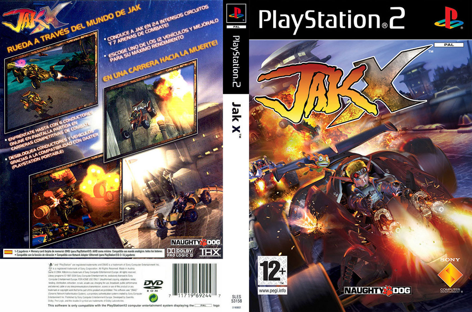 ISOS PSX/PS2 Jak X [PALMulti7] [SCES53286]