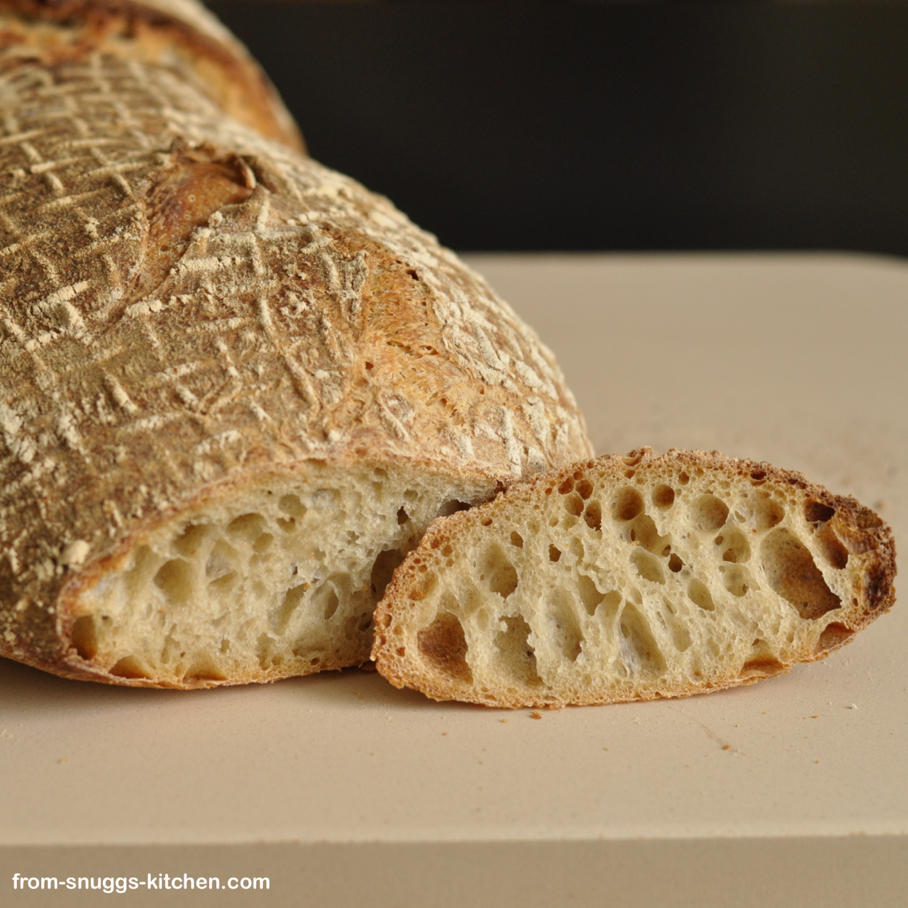 Pain de Campagne mit deutschen Mehlen