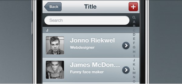 Contact List Contact List