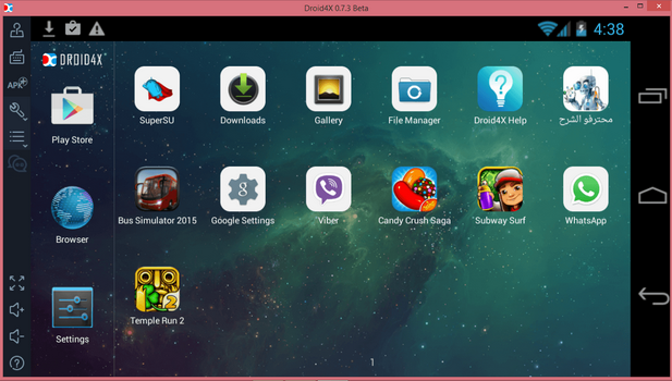 Android emulator droid4x new program to run android applications on the computer