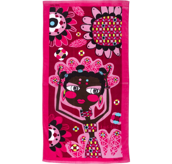 Beach Towel - Tuc Tuc Tribal Patch Beach Towel Tuc Tuc