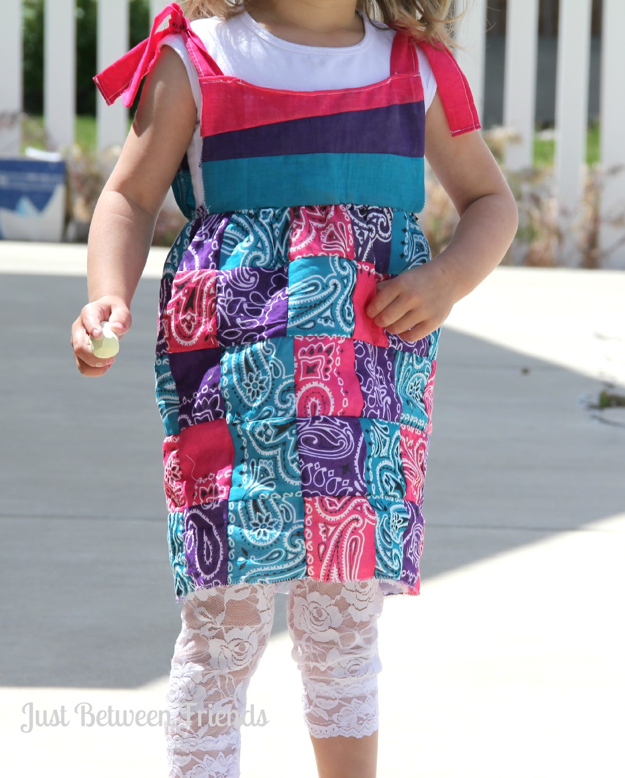 Just Between Friends Bandana Dress Tutorial