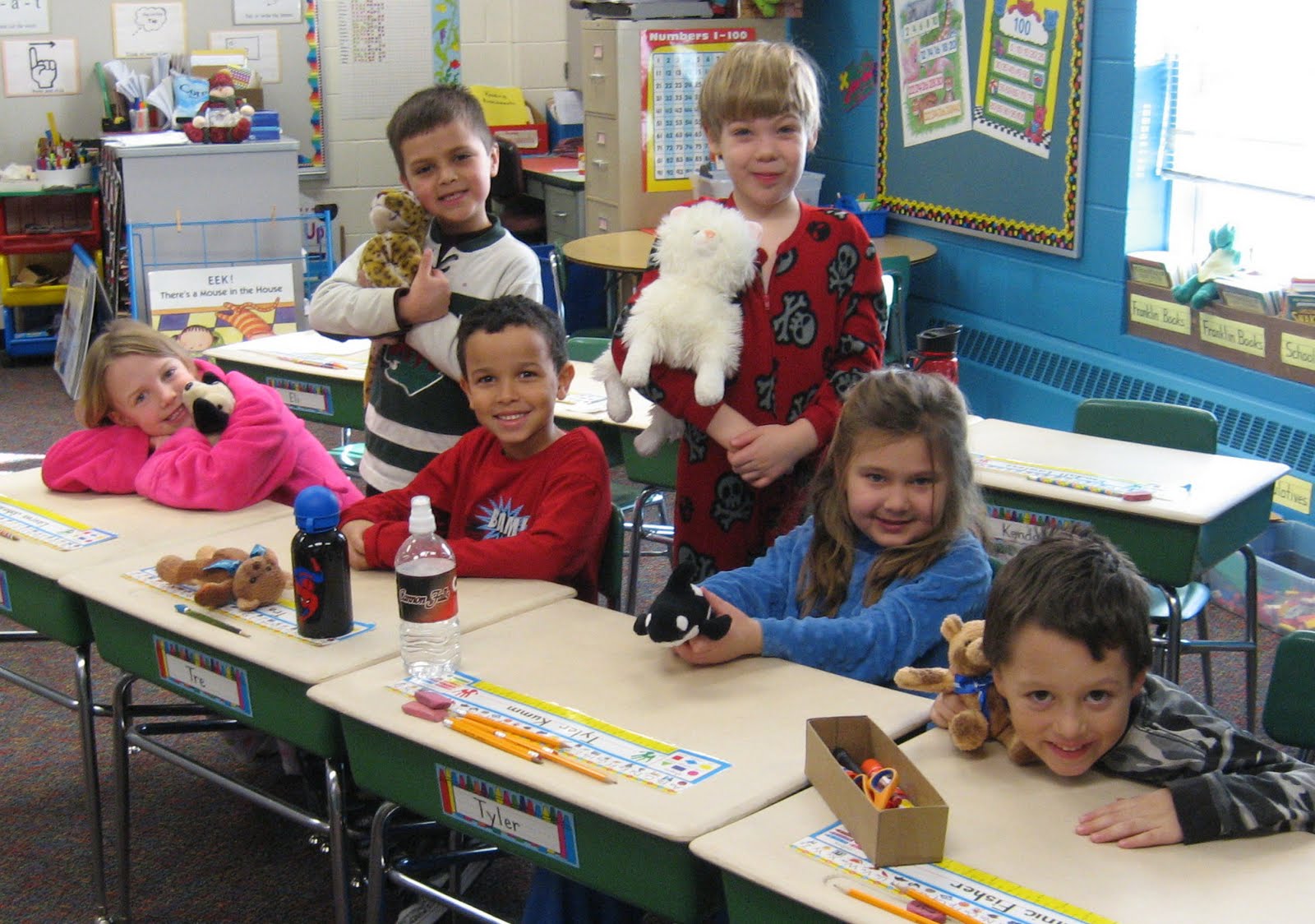 First Grade Fun Pajama Day