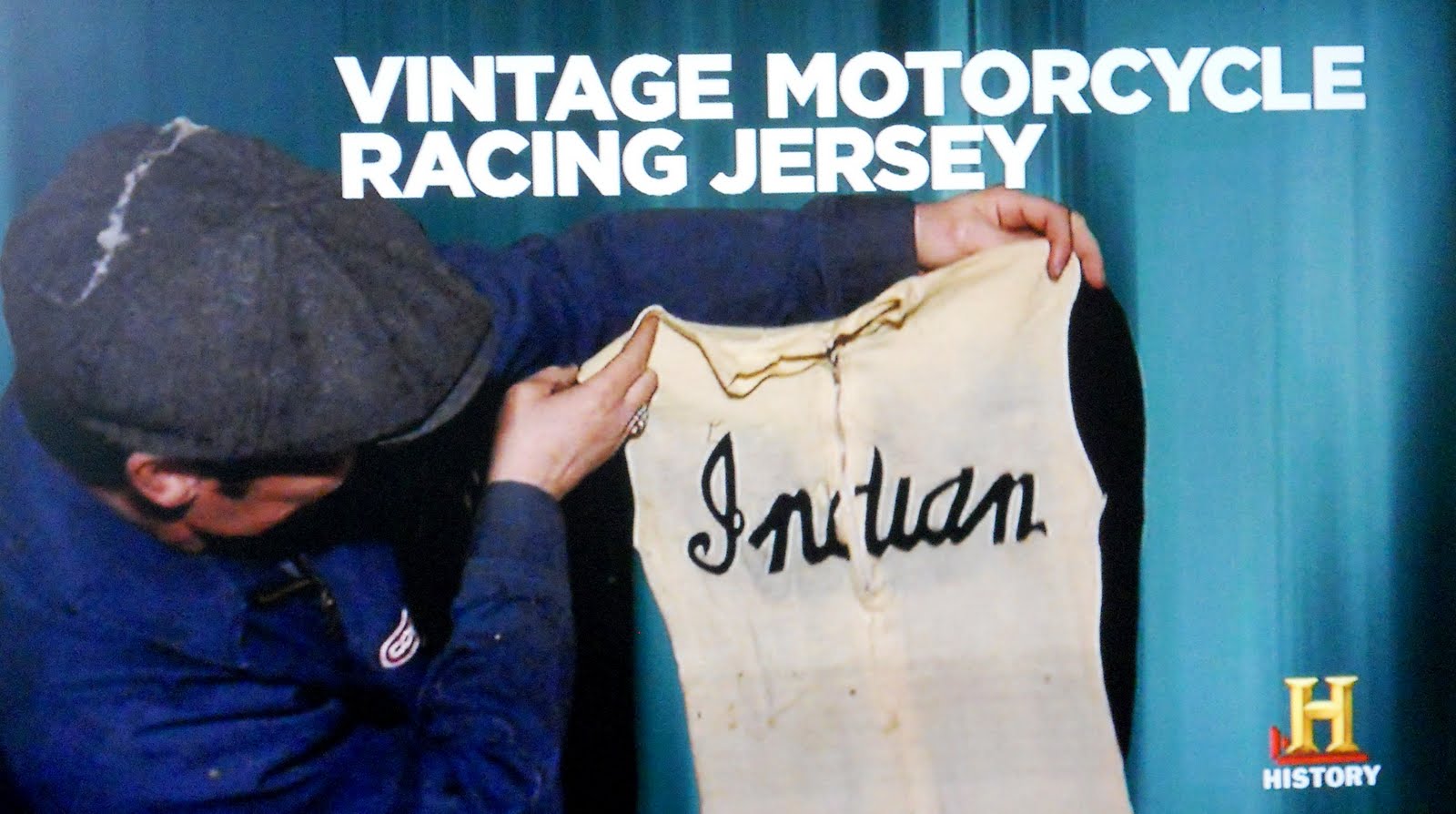 Vintage Engineer Boots AMERICAN PICKERS INDIAN RACING JERSEY FIND