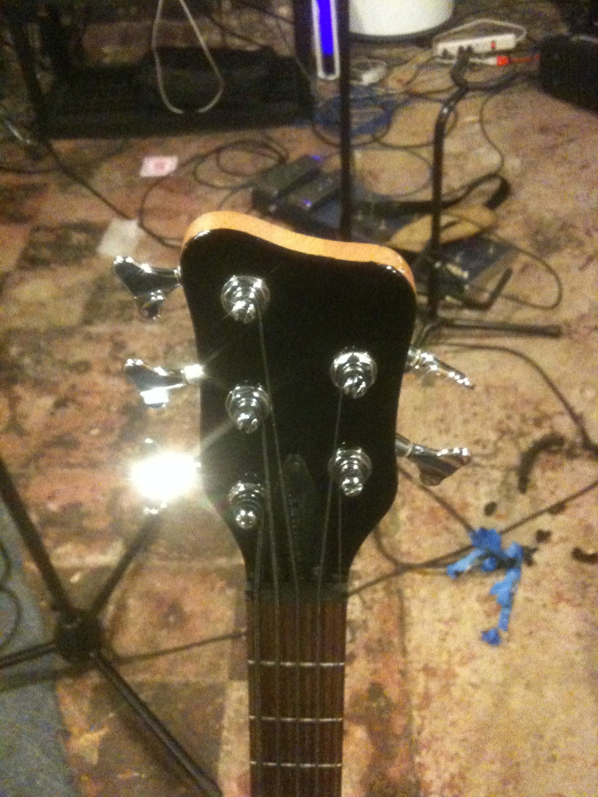 This, that, and the other thing Bass Guitar Headstock Paint Job