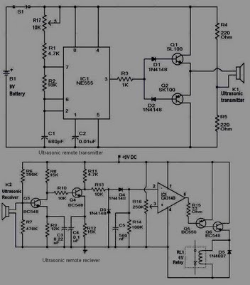 Ultrasonic Remote Control Circuit