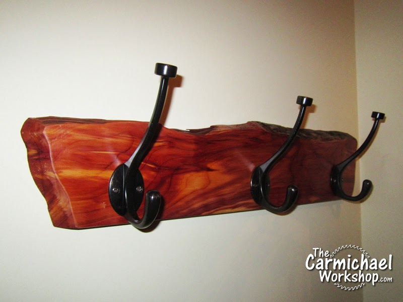 The Carmichael Live Edge Coat Rack