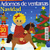 adornos para ventanas navidad manualidades