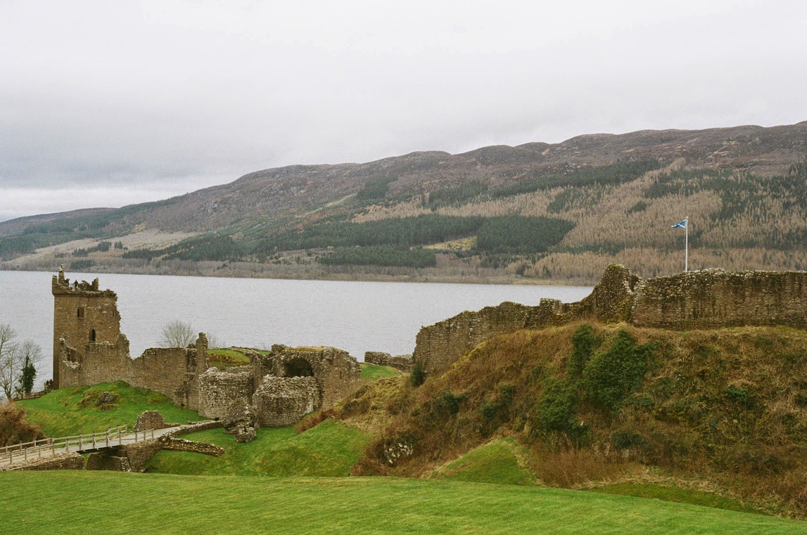 Loch Ness Urquhart Castle Scottish Highlands