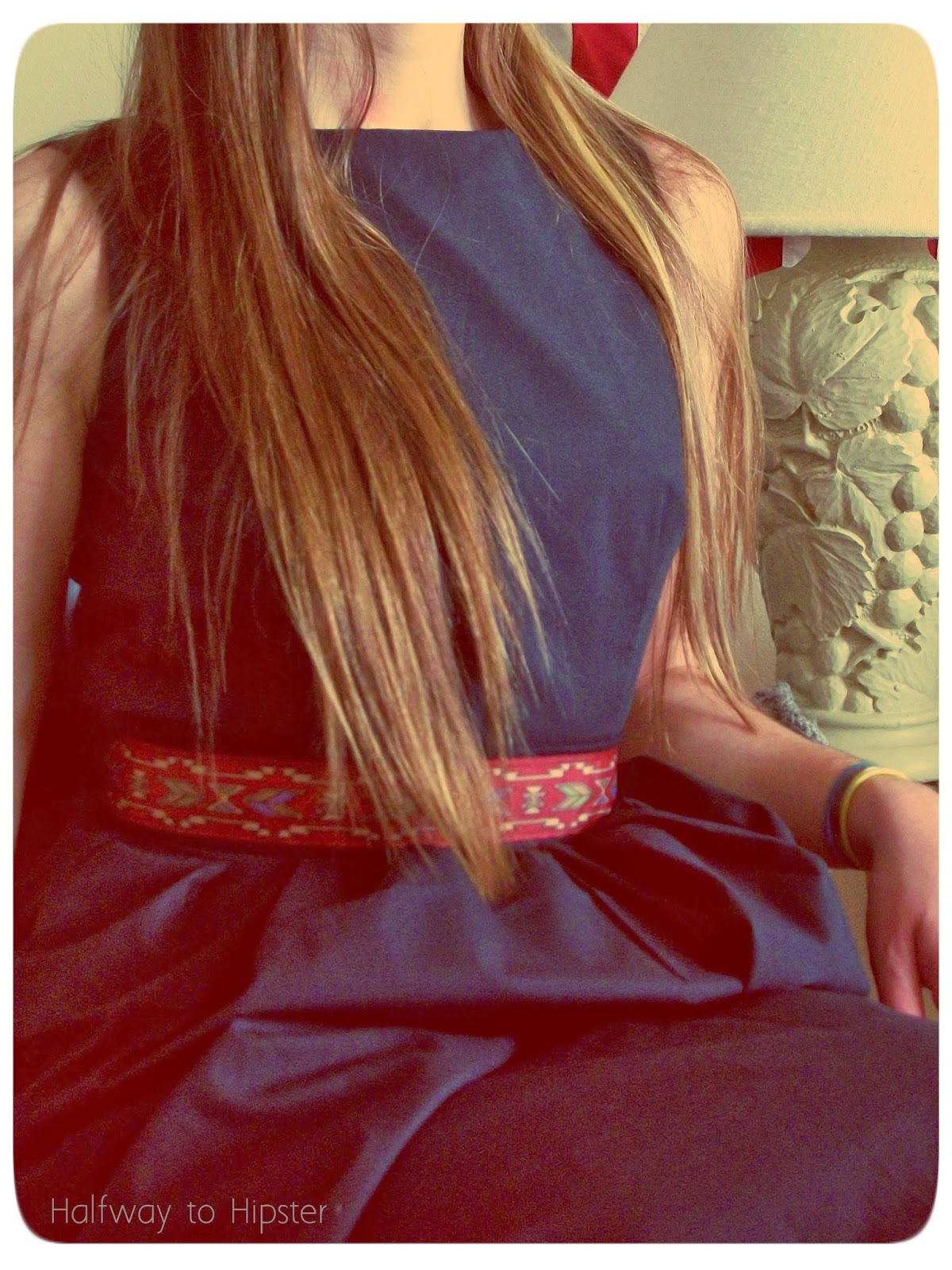 Halfway To Hipster DIY Ribbon Belt