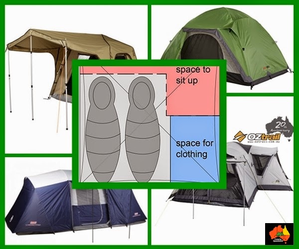 Camping Queensland and Australia How big a tent do I need?