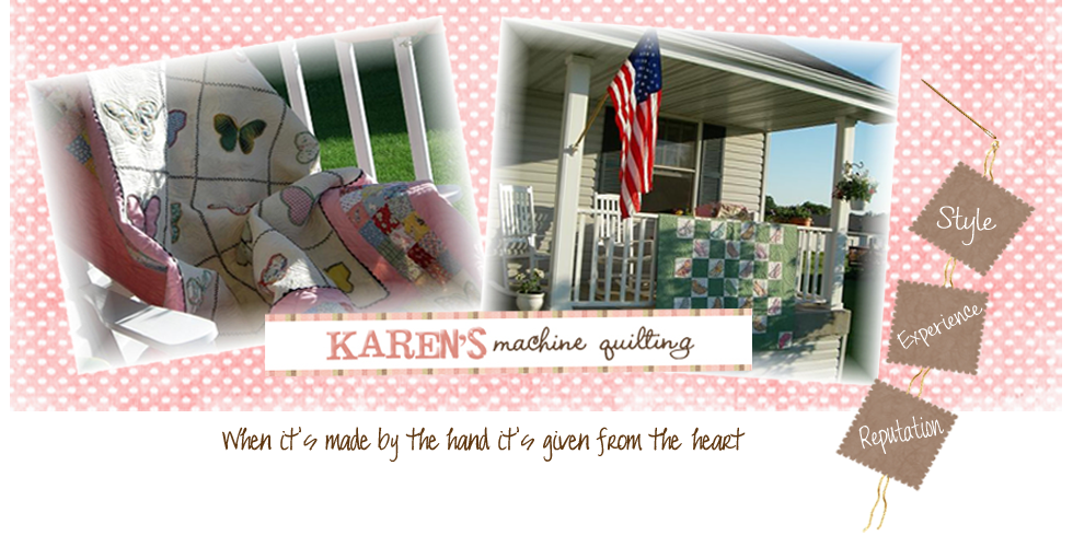 Karen's Machine Quilting