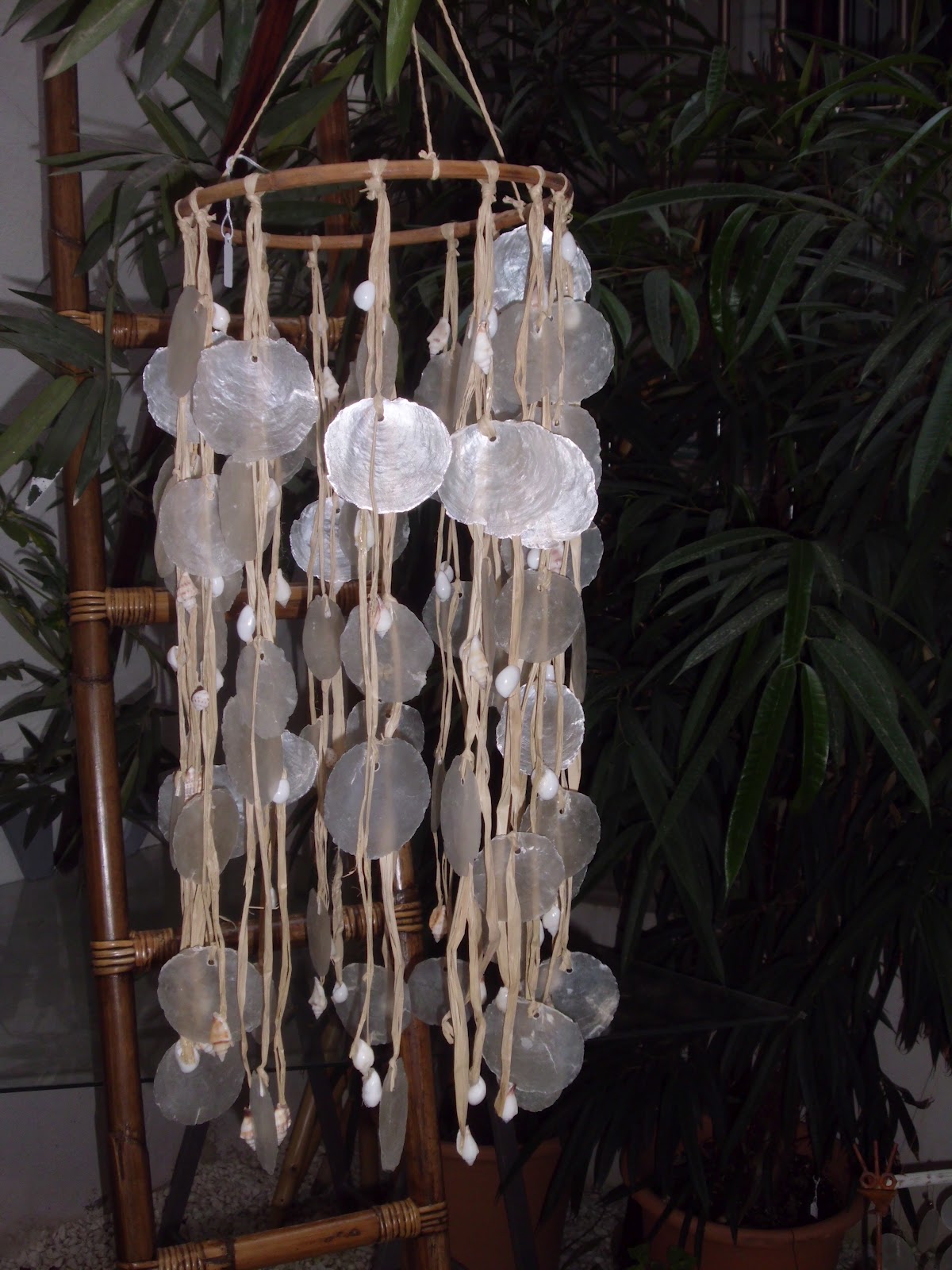 POPURRI REGALOS DECORACIÓN COMPLEMENTOS: Móviles de viento Palma de