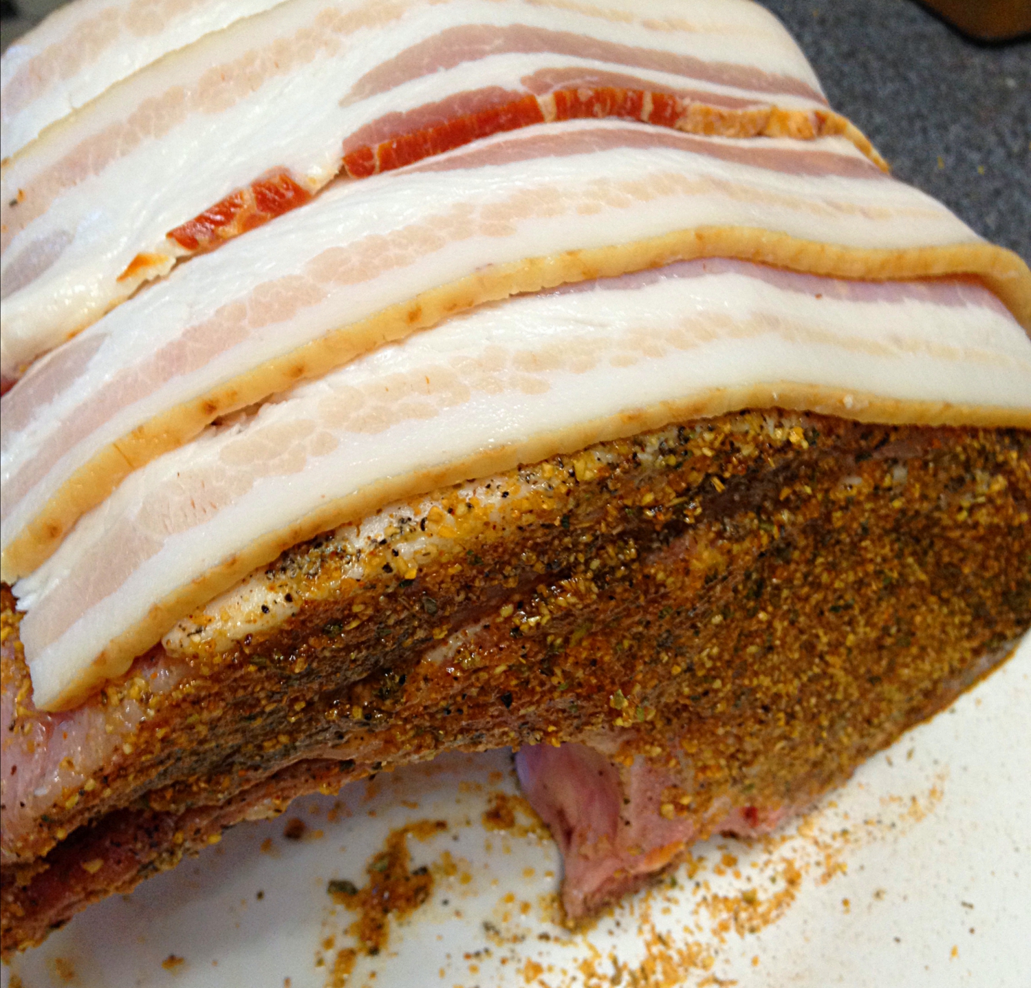 Roasted Pork Loin Rib roast with Dry Rub Drick's Rambling Cafe