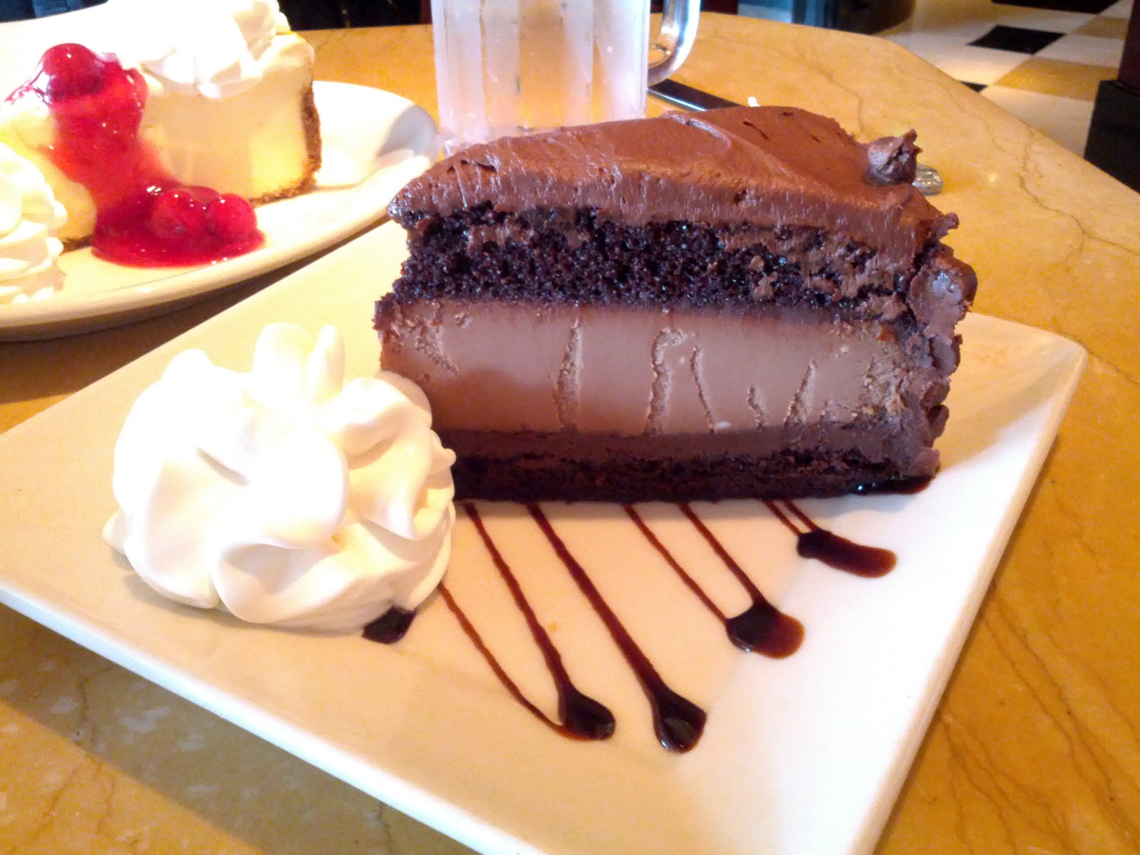 Hersheys Chocolate Bar Cheesecake at The Cheesecake Factory, San