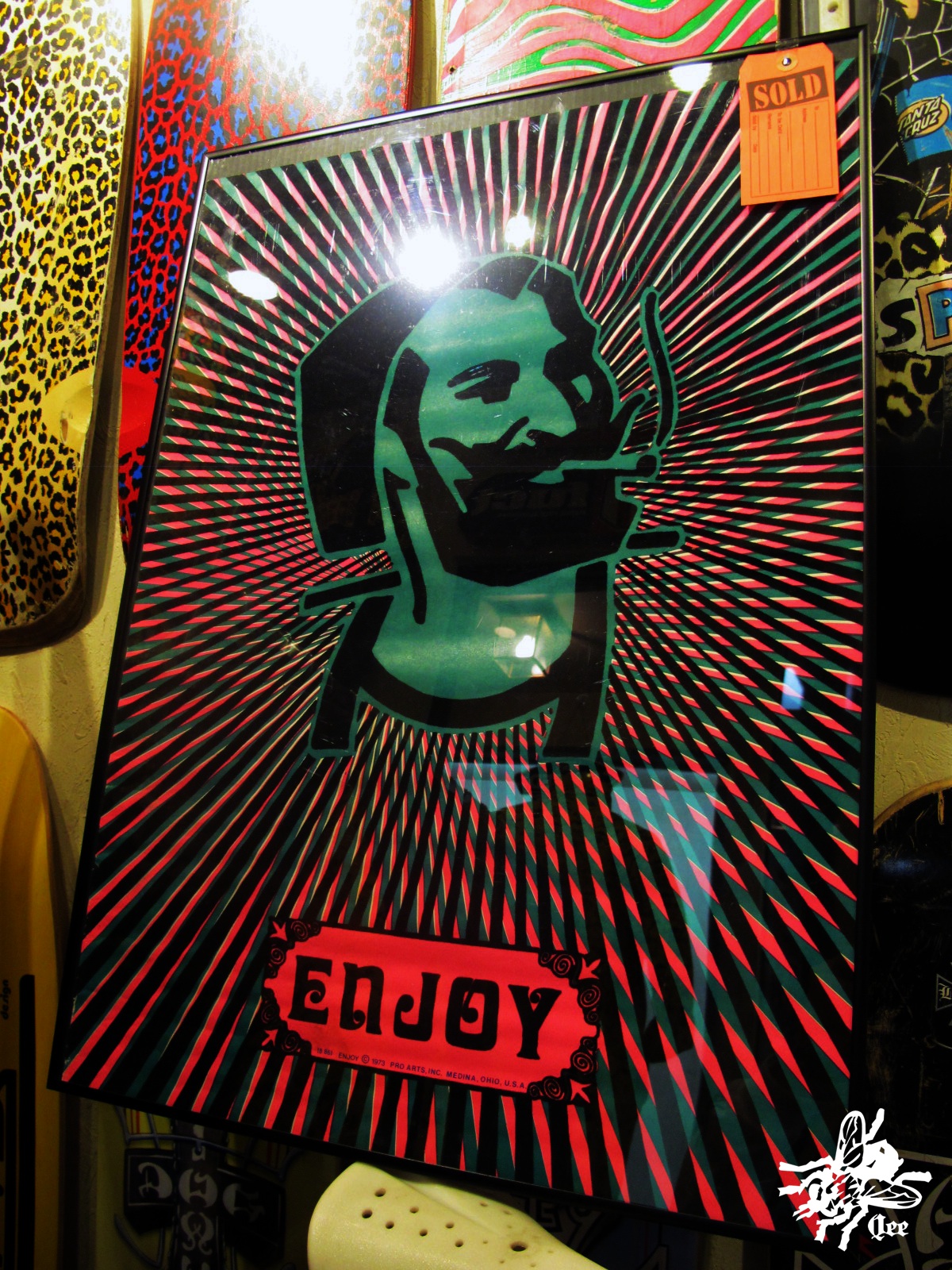 【QEE BLOG】 1973's Vintage ZigZag Poster